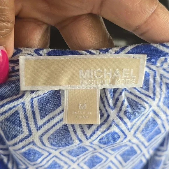 Michael Kors | Top | Soft Fabric | Blue | Size M | Long Sleeves - Picture 5 of 6